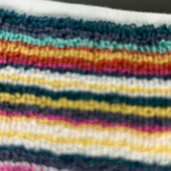 Rachel Zoe Rainbow Striped Bath Towel Set 100% Cotton 30 x 54 Set of 2 NEW - Picture 6 of 7